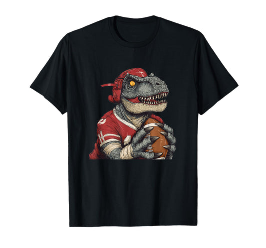 Awesome Jurassic Football Costume for Dinosaurs Lovers T-Shirt