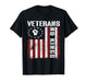 Military Veterans Protest USA Flag No Kings America Protest T-Shirt