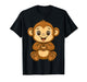 Monkey Doing Heart with Hands Valentines Day T-Shirt