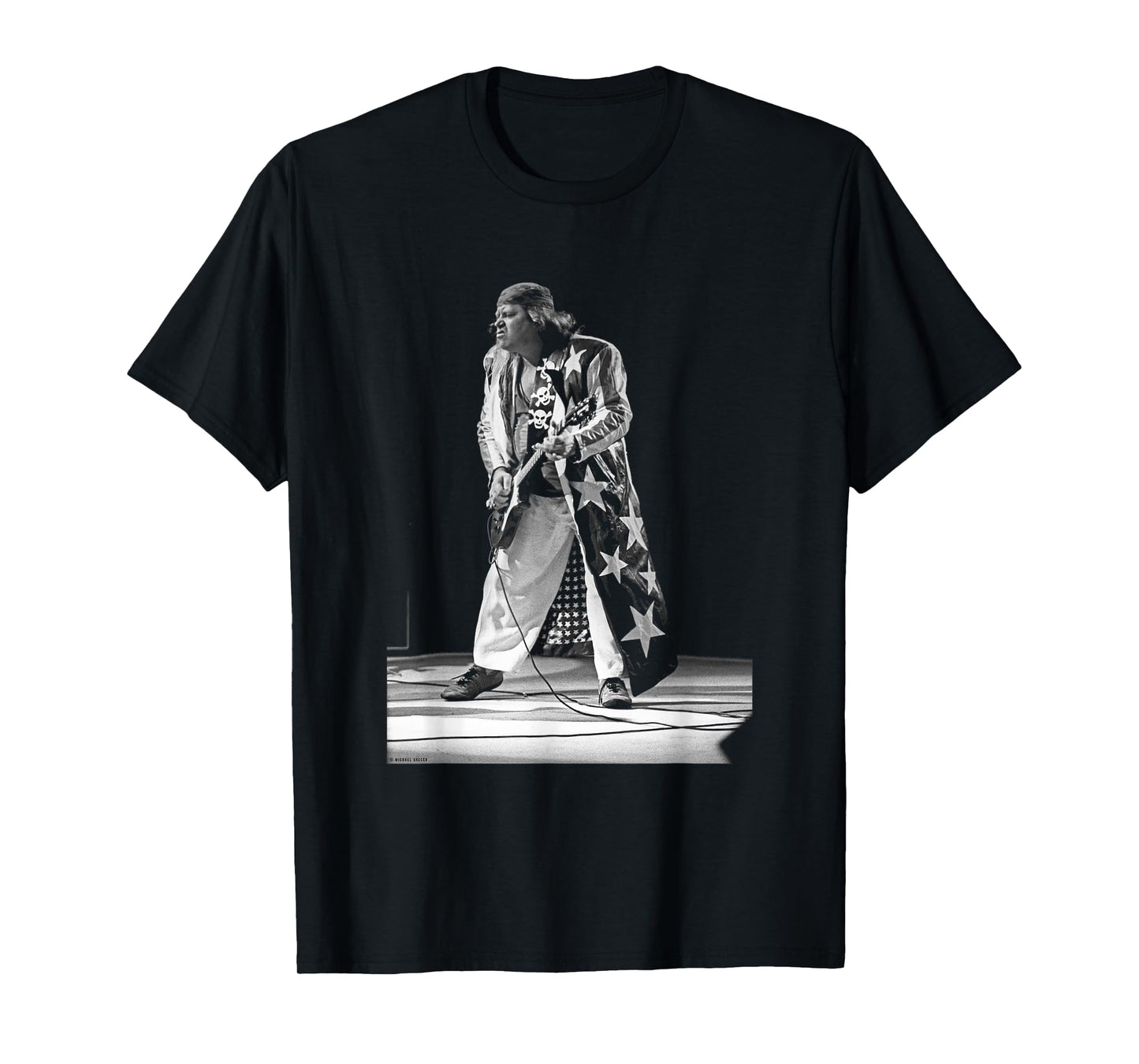 Comedian Sam Kinison Live with Guitar by Michael Grecco T-Shirt