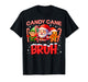 Candy Cane Bruh Cute Santa Elf Christmas Xmas Boy Toddler T-Shirt