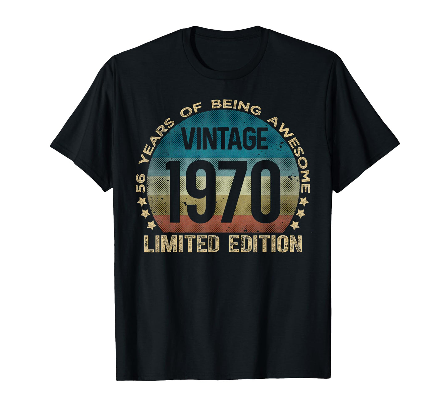 56 Year Old Gifts Vintage 1970 Limited Edition 56th Birthday T-Shirt