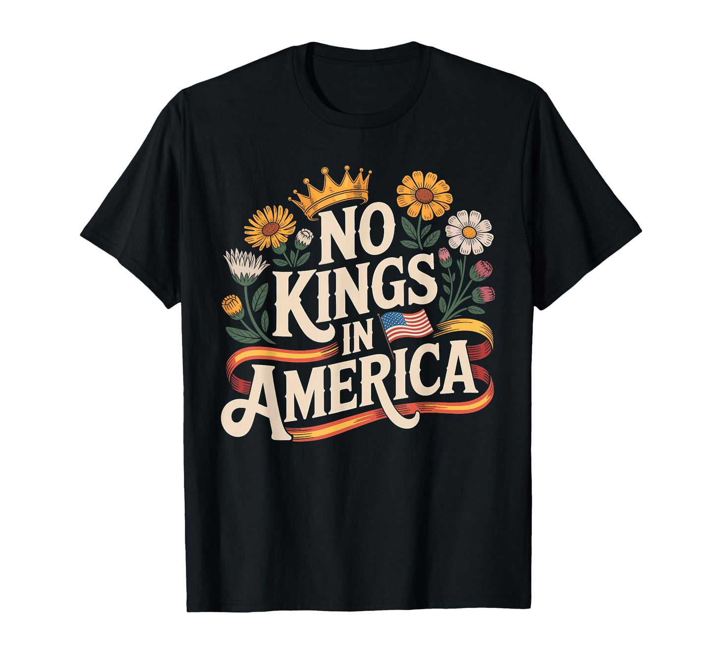 No King in America Liberty Statement Graphic T-Shirt