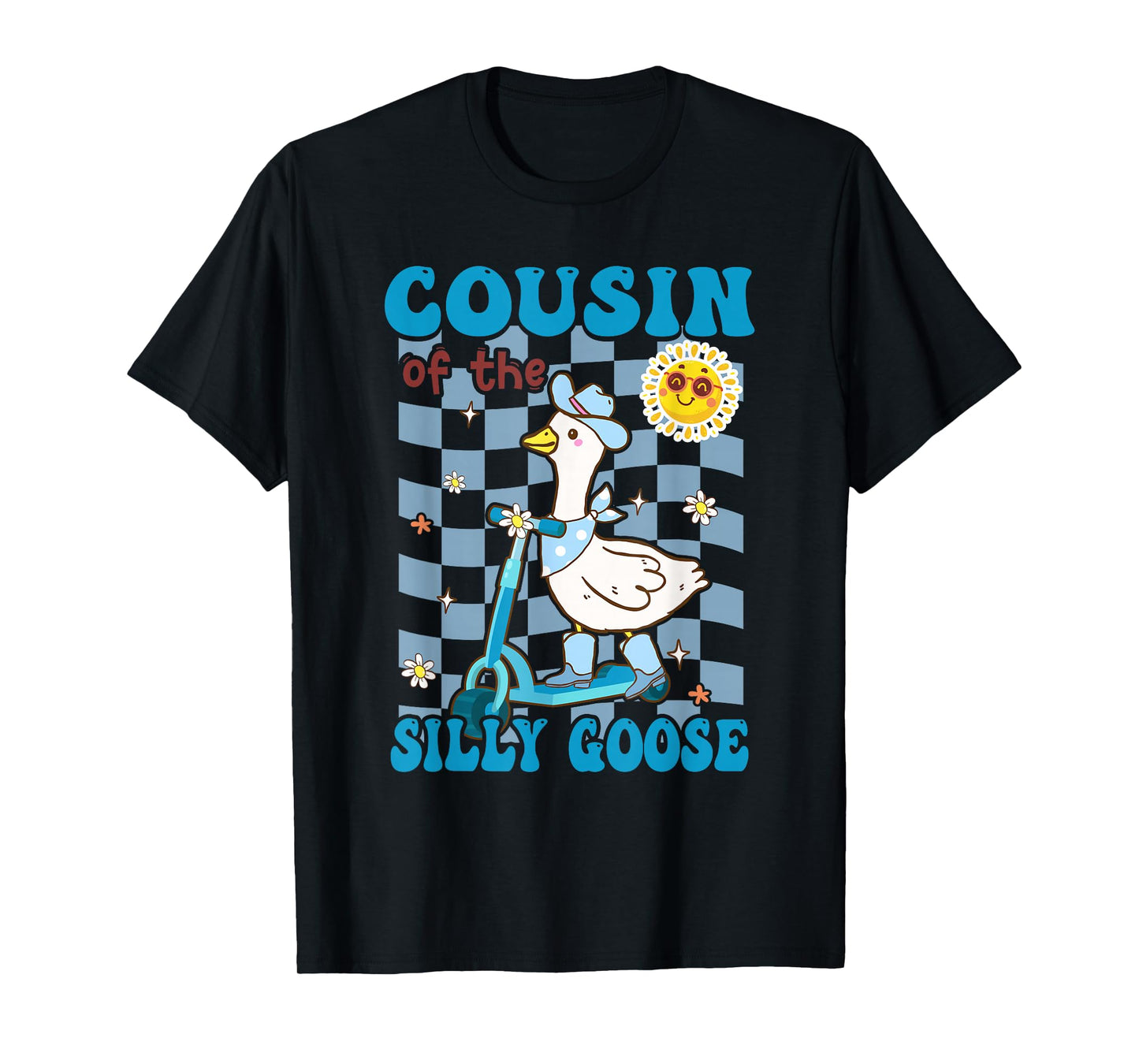 Cousin of The Silly Goose First Birthday Family Matching T-Shirt