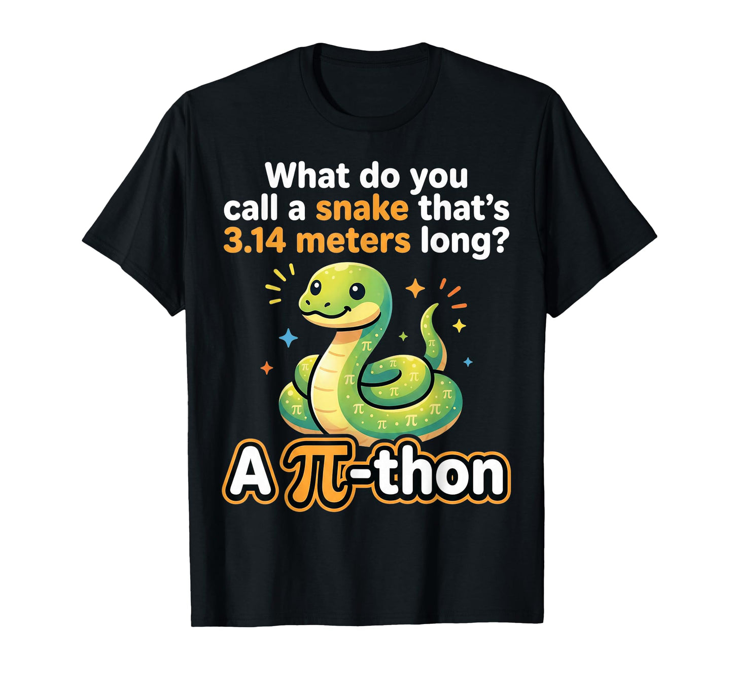Funny Pi Day Puns Pithon Math Teacher Jokes Women Men Kids T-Shirt
