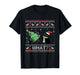 What Cat Pushing Christmas Tree Catmas Ugly Xmas Sweater T-Shirt