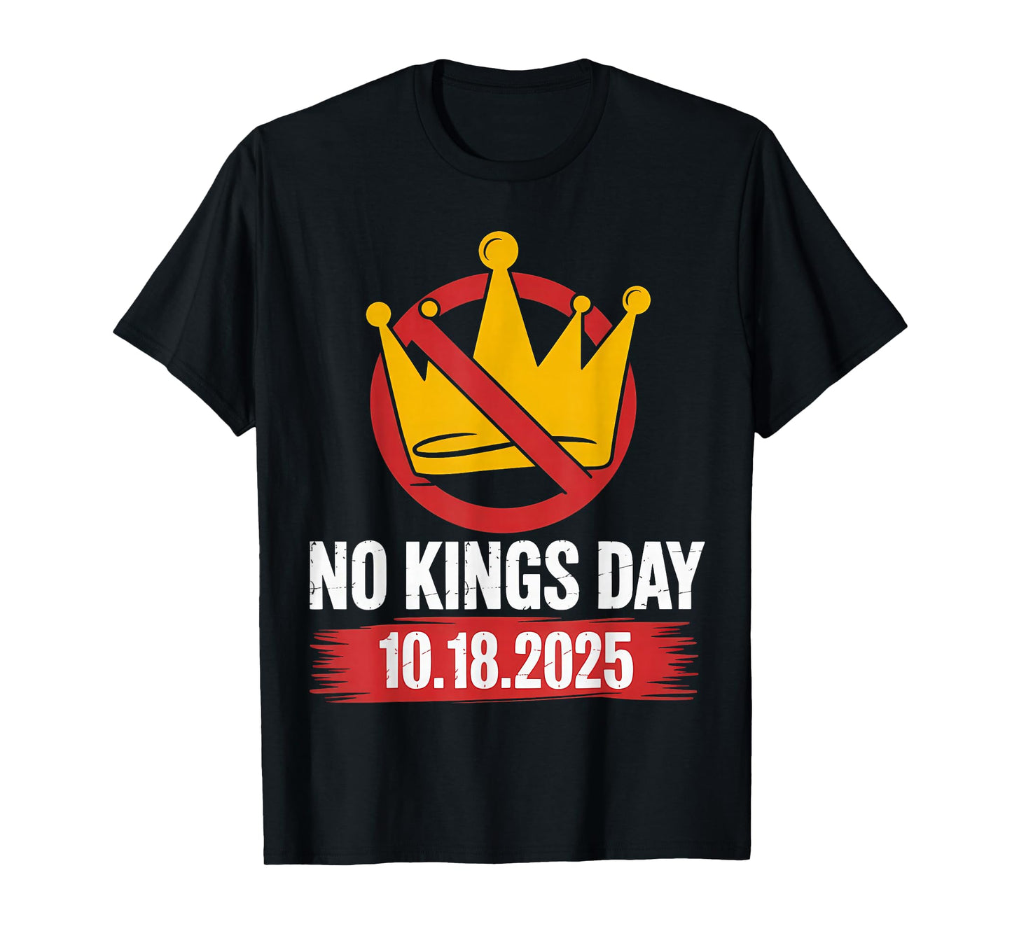 No Kings Day Patriotic No Kings 2025 T-Shirt