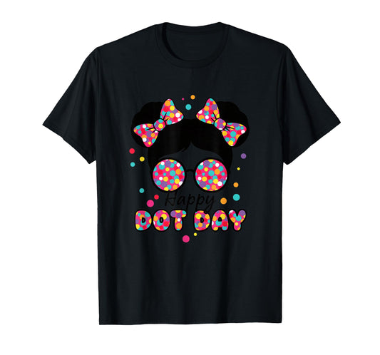 Teacher Happy Dot Day Teacher Colorful Polka Dot Classroom T-Shirt