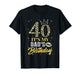 40 It's My Dad's Birthday Crown Happy 40 Years Old T-Shirt
