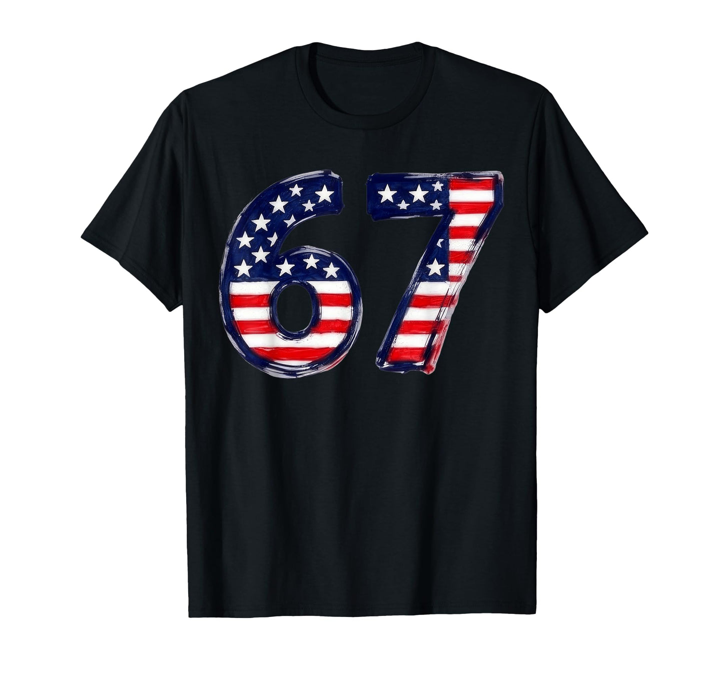 Six Seven 6 7 Number Meme Design T-Shirt
