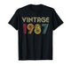Vintage 1987 39th Birthday 39 Years Old Retro Men Women T-Shirt