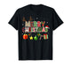 Merry Christmas Lights Xmas Holiday Family Men Women T-Shirt