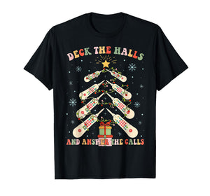 Funny CNA Nurse Christmas Medical Xmas Trees Nursing Nurses T-Shirt