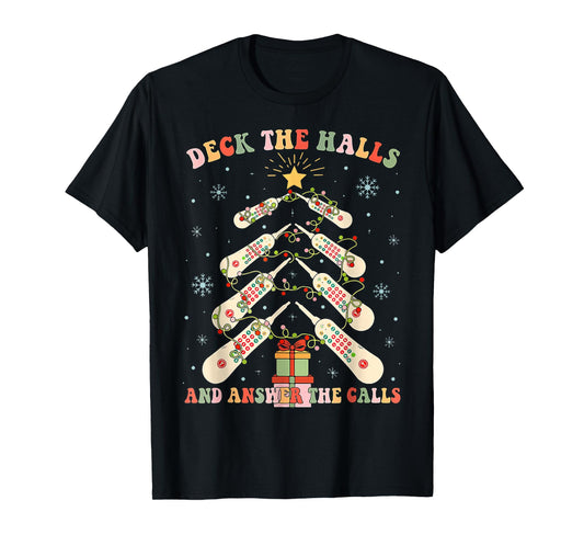 Funny CNA Nurse Christmas Medical Xmas Trees Nursing Nurses T-Shirt