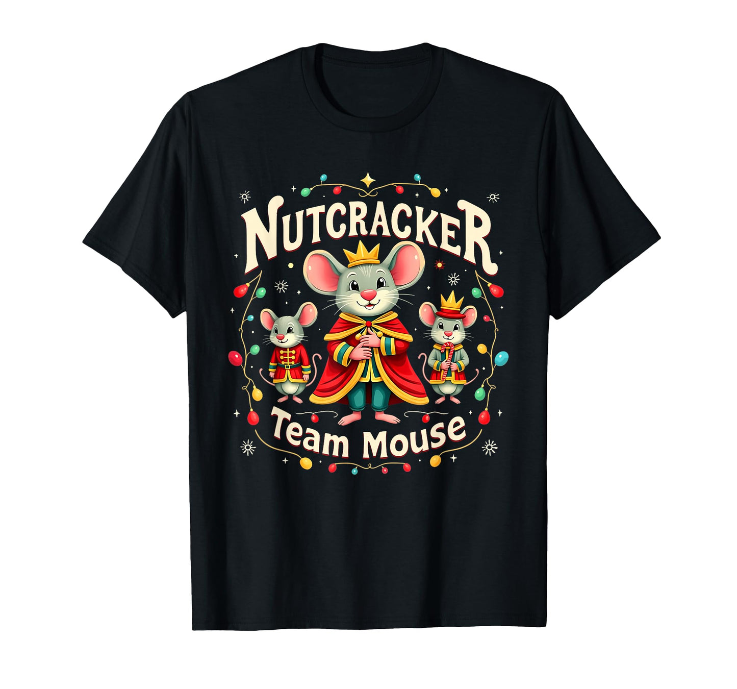 Team Mouse Nutcracker Shirt Christmas Dance Funny Soldier T-Shirt