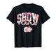 Stock Show Rabbit Mom Livestock County Bunny Mama Floral T-Shirt