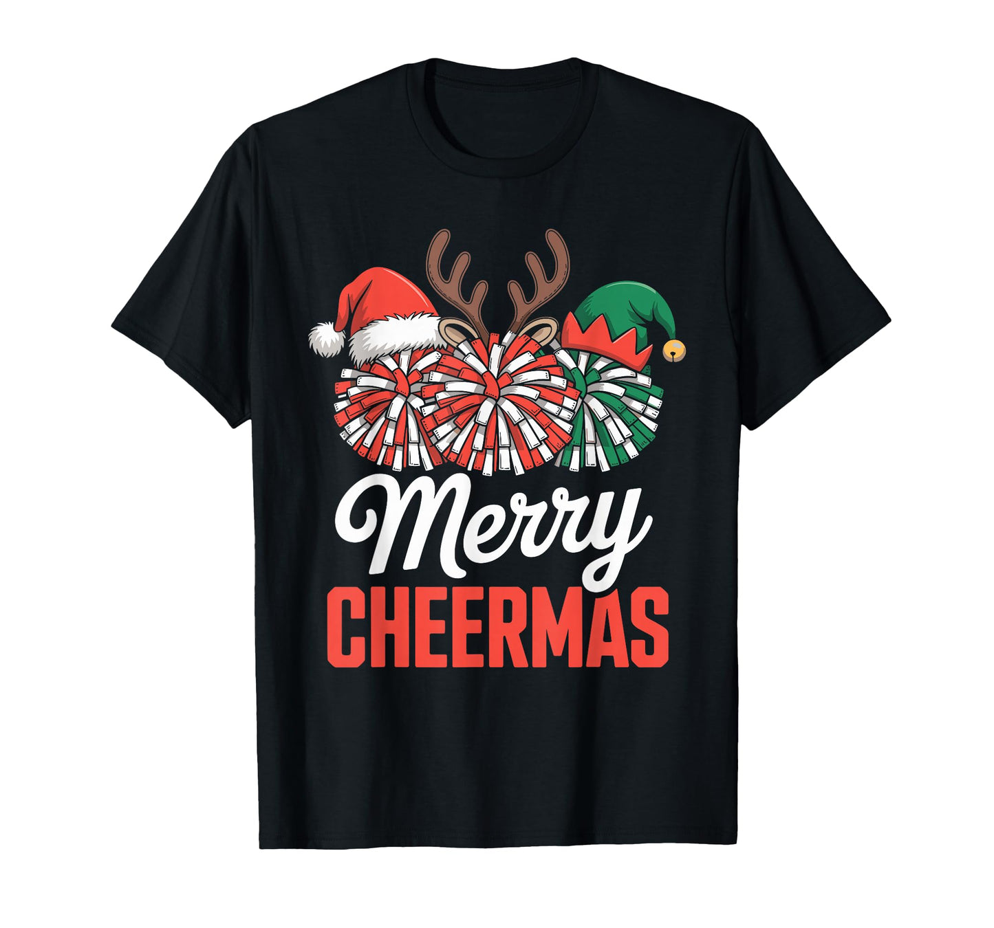 Funny Christmas Cheerleading T-Shirt
