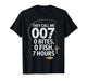 Fisherman Joke Dad - They Call Me 007 Funny Fishing Humor T-Shirt