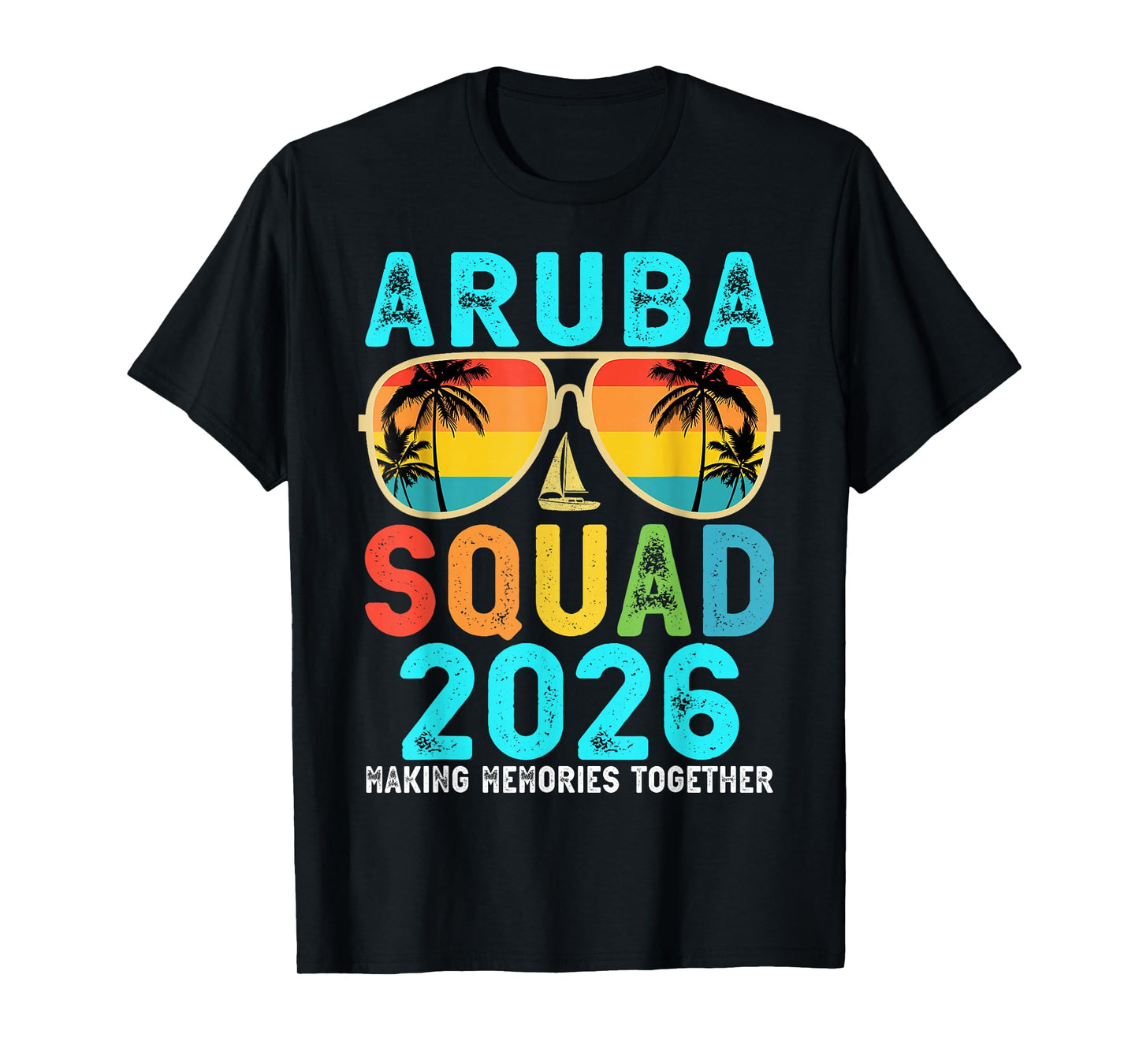 Aruba Squad 2026 Vacation Friends Family Matching Group Trip T-Shirt
