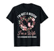 Wife to A Husband with Wings Heaven Memorial Husband Widow T-Shirt