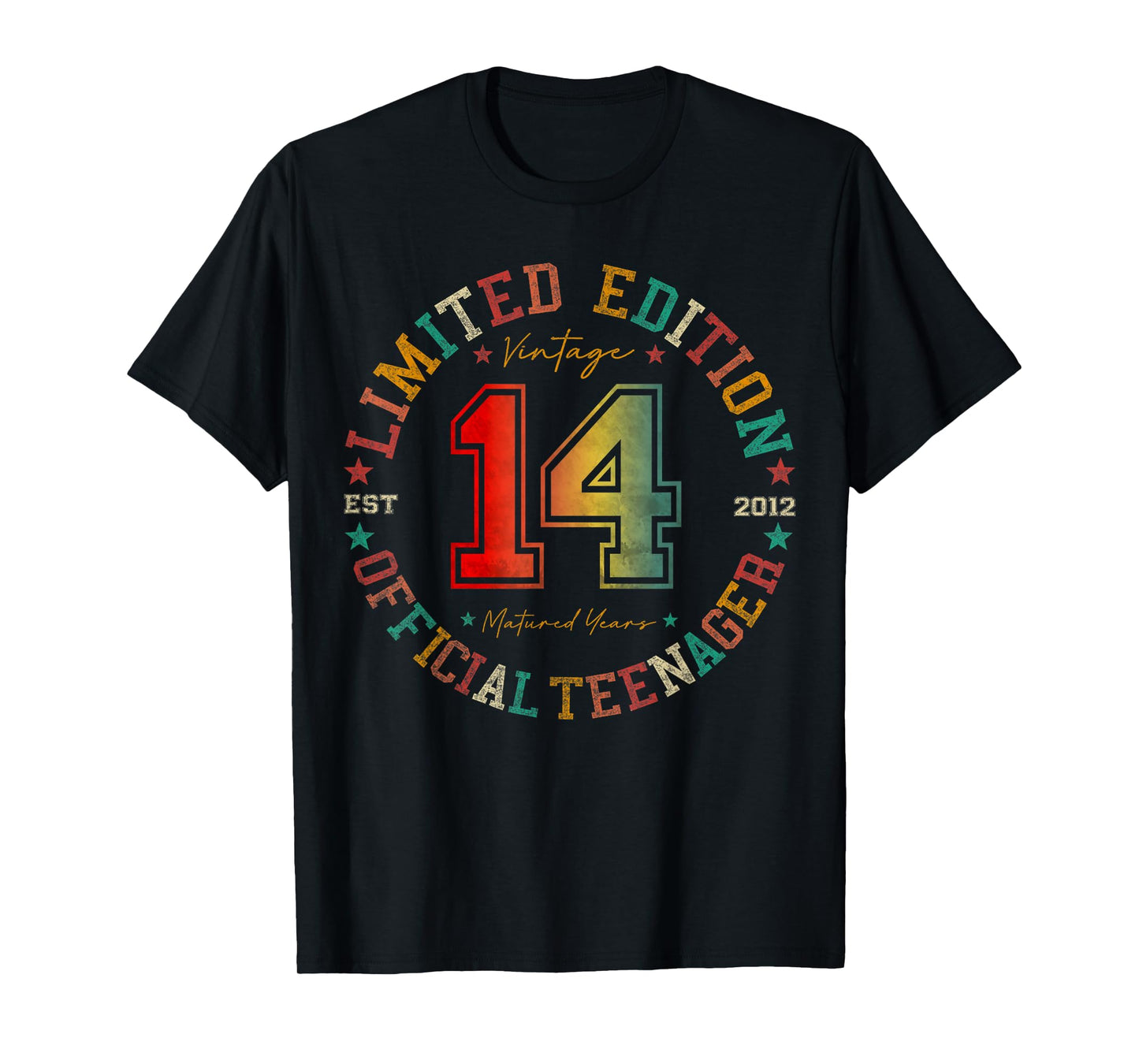 Official Teenager 14 Year Old Gifts Vintage 14th Birthday T-Shirt
