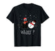Funny Black cat Pushing Snowman Christmas Winter Costume T-Shirt