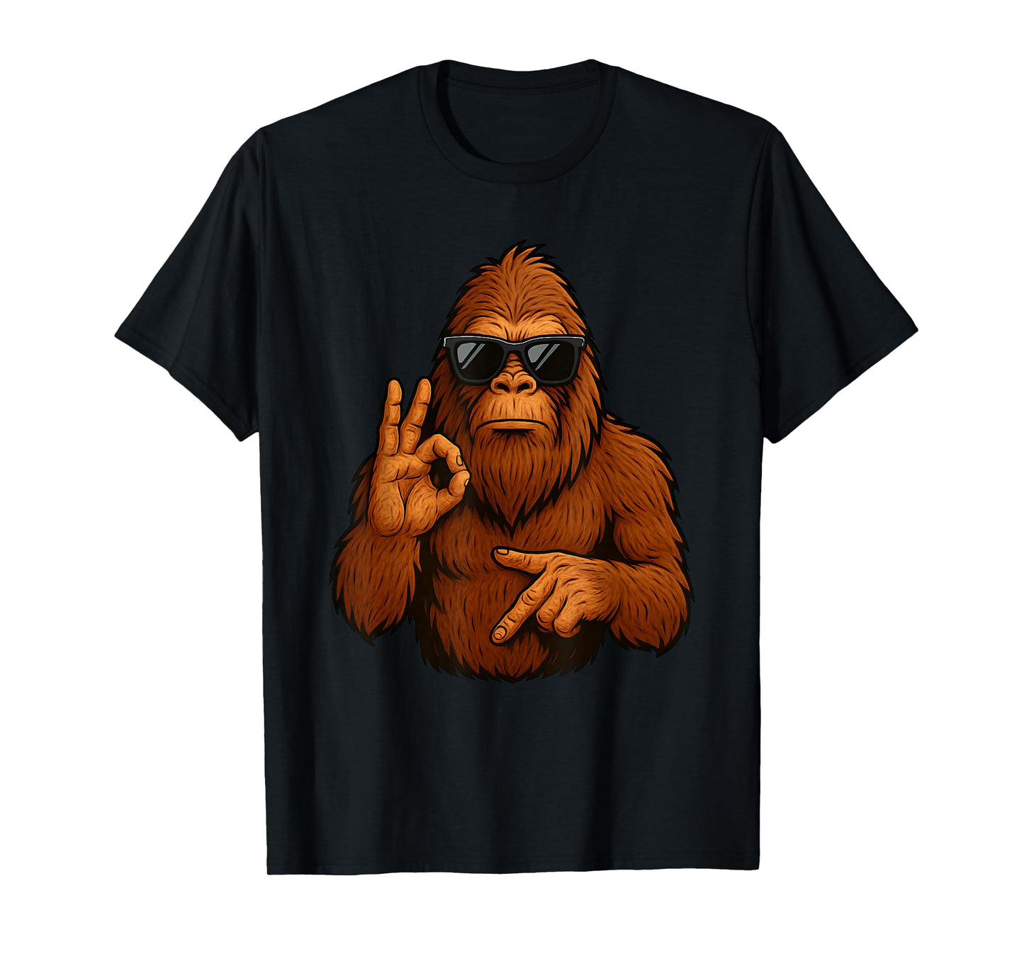 Funny Six Seven 67 6 7 Meme Bigfoot Shirt Men Boys Teen 6/7 T-Shirt