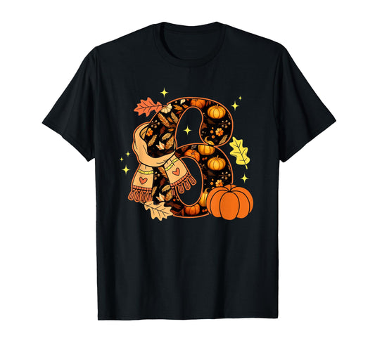 Number 6 Fun Meme Saying 6 7 Six Seven Thanksgiving Costume T-Shirt