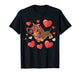 Dachshund Valentines Day Wiener Dog Lover Weenie Heart T-Shirt