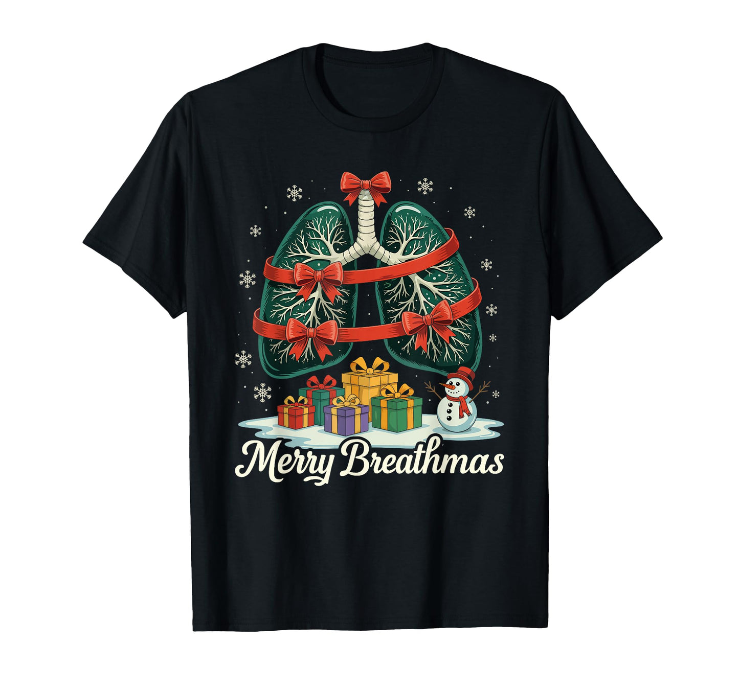 Christmas Respiratory Therapy Crew Xmas RT Nurse T-Shirt