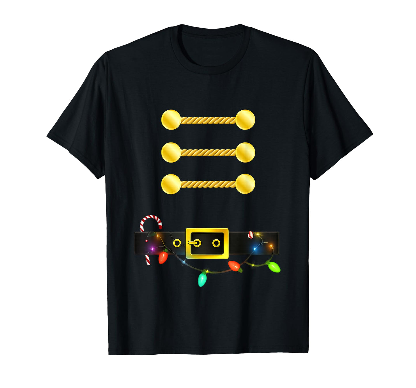Nutcracker Costume Uniform Lights Matching Toy Soldier T-Shirt