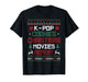 K-Pop Cookies Christmas Movies Repeat Korean Pop Music Xmas T-Shirt