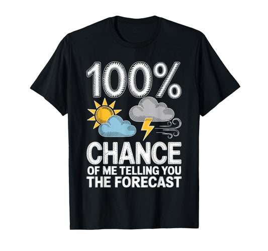 Funny Meteorology Art for Men Women Forecast Meteorologist T-Shirt