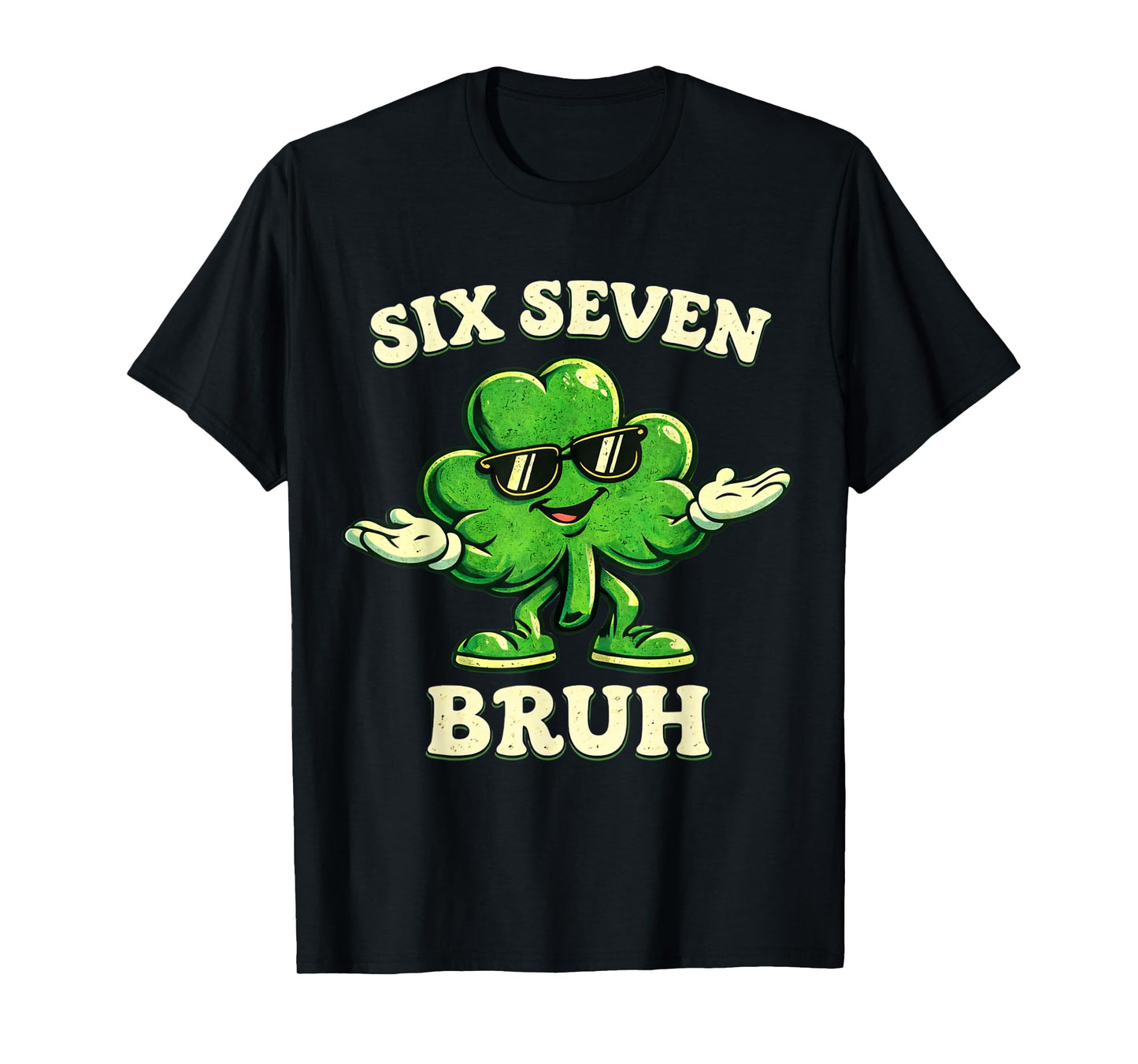 67 St Patricks Day Shirts for Kids Boys Six Seven Bruh Funny T-Shirt