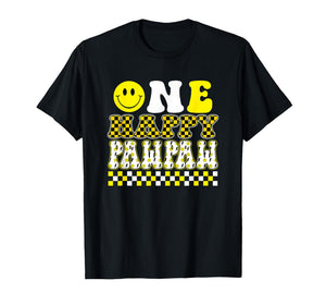 One Happy Dude Pawpaw 1st Birthday Family Matching T-Shirt
