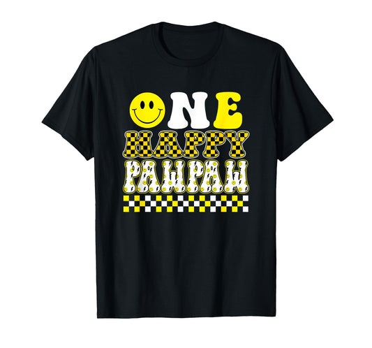 One Happy Dude Pawpaw 1st Birthday Family Matching T-Shirt