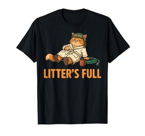 Litter’s Full Cat Parody Tee Christmas Vacation T-Shirt