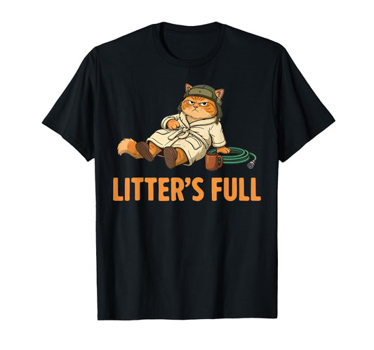 Litter’s Full Cat Parody Tee Christmas Vacation T-Shirt