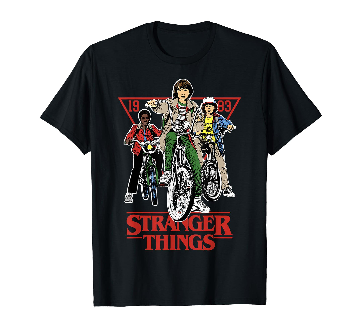 Stranger Things Will Mike Dustin On Bikes 1983 Retro T-Shirt