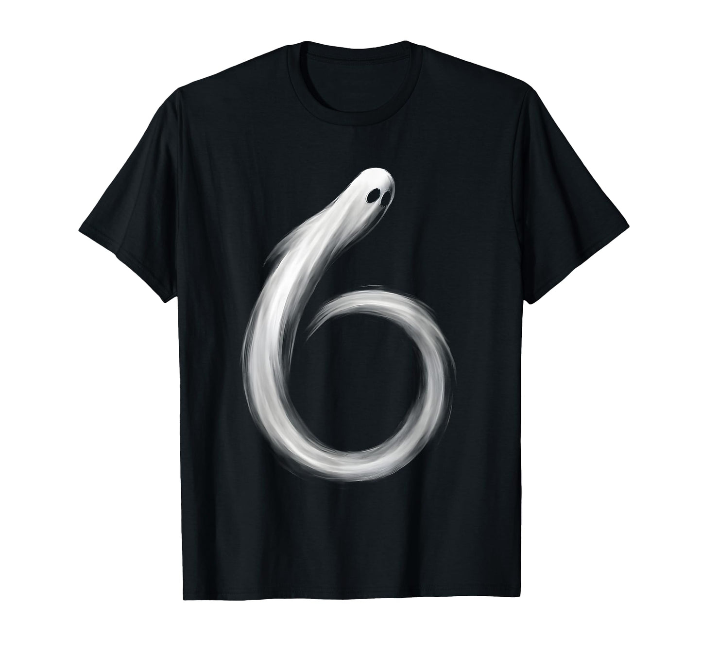 Number 6 Ghost Funny Six Seven 67 Halloween Meme T-Shirt