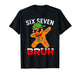 67 Meme Six Seven Bruh Dabbing Ginger Funny Christmas Meme T-Shirt