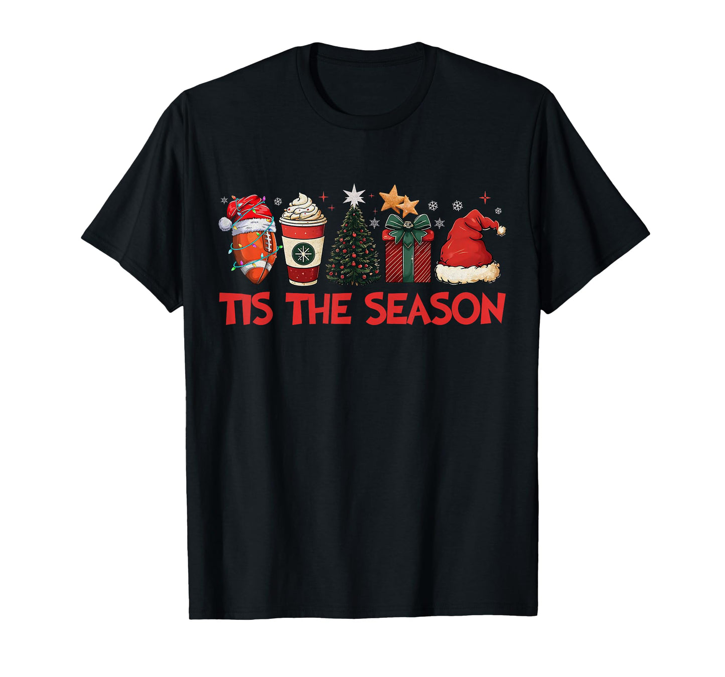 Football Christmas Game Day Xmas Football Game Day Christmas T-Shirt