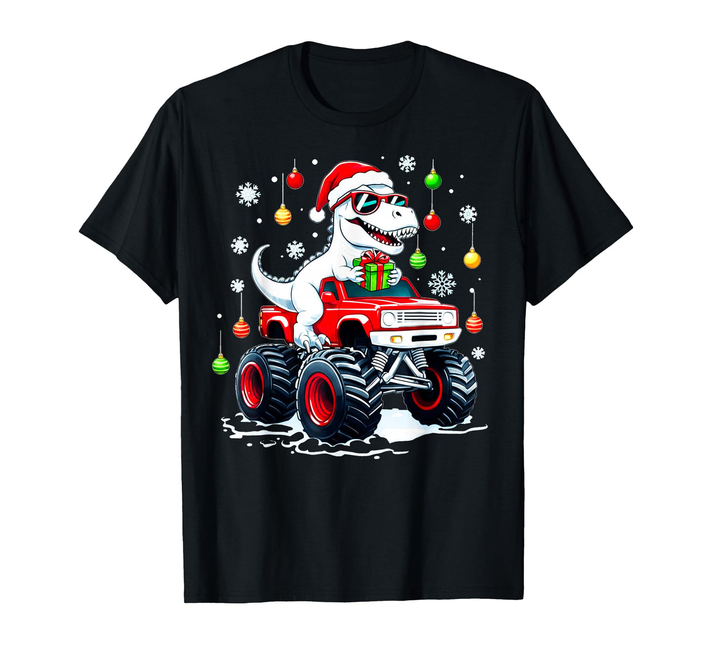 Dinosaur Christmas Shirt for Boys.trex Christmas T-Shirt