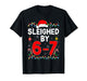 Sleighed by 6 7 Six Seven Gen Z Alpha Meme Slang Christmas T-Shirt