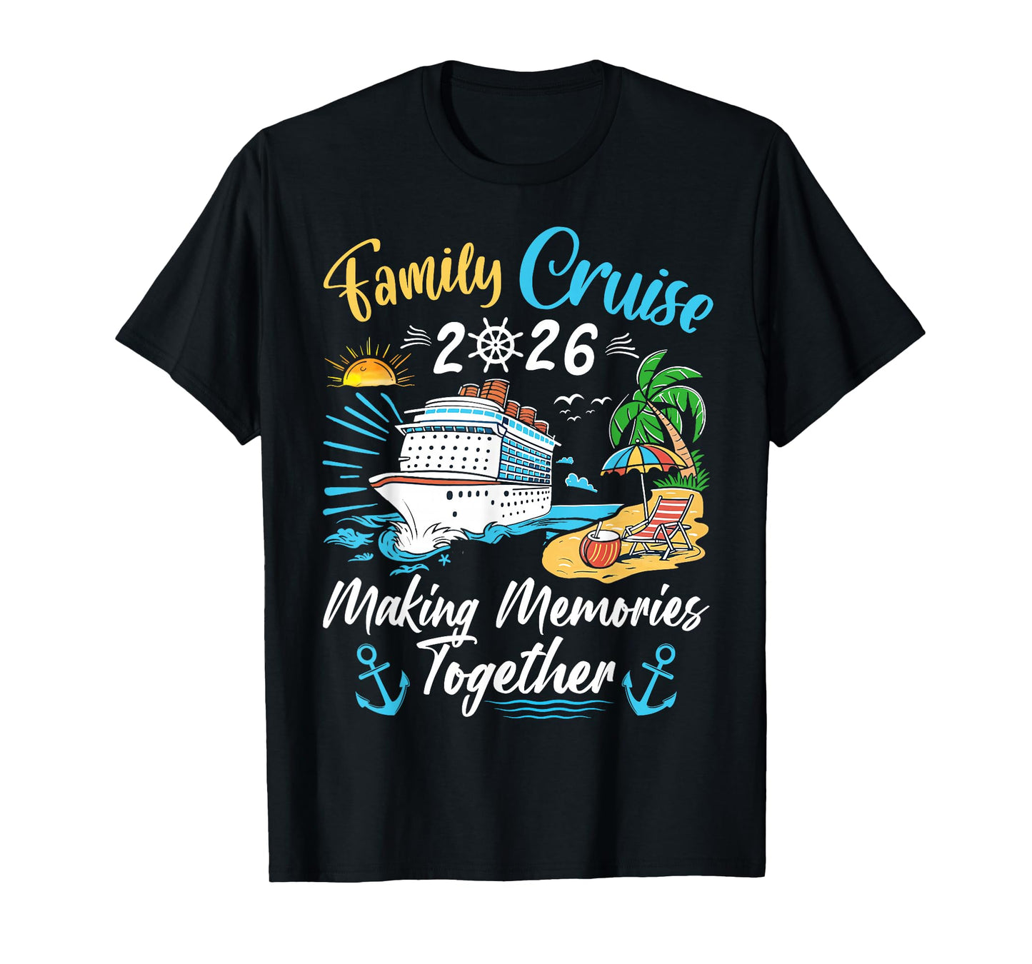 Family Cruise 2026 Vacation Trip Group Matching Cruise Ship T-Shirt