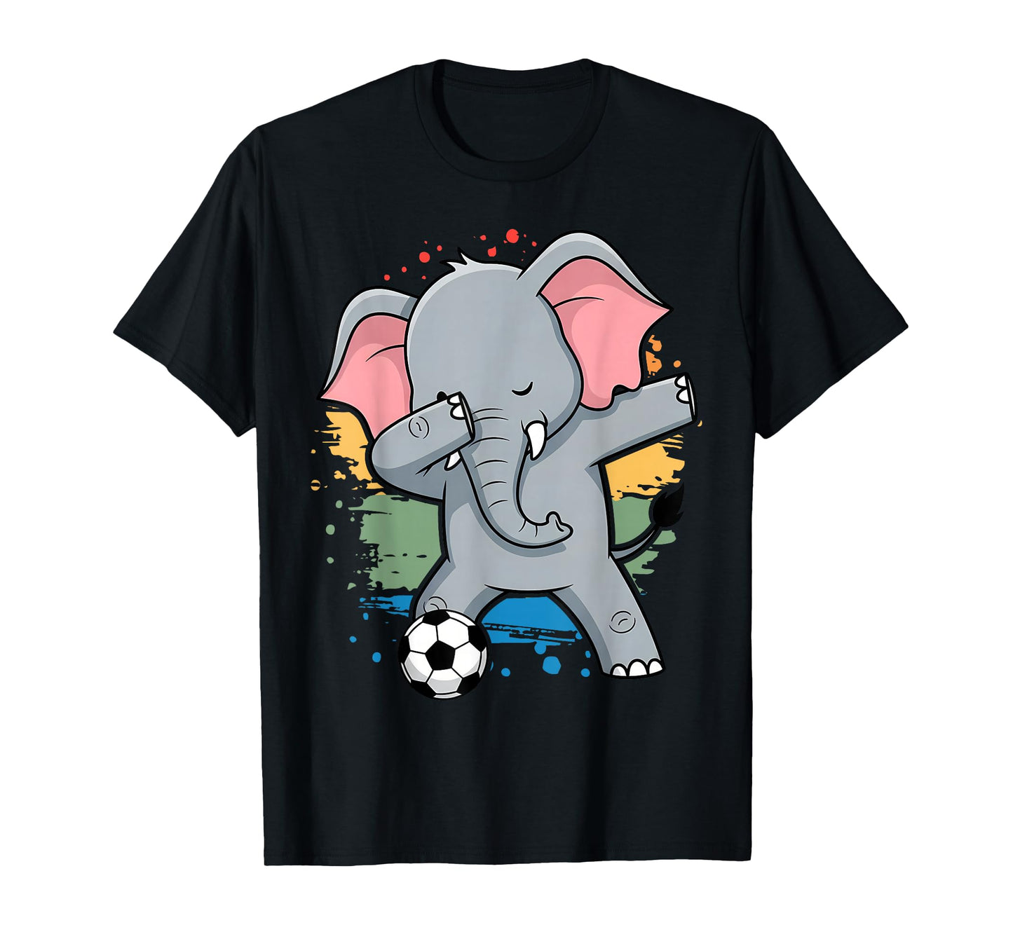 Dabbing Elephant - Soccer Lovers Jersey Football Fans Sport T-Shirt