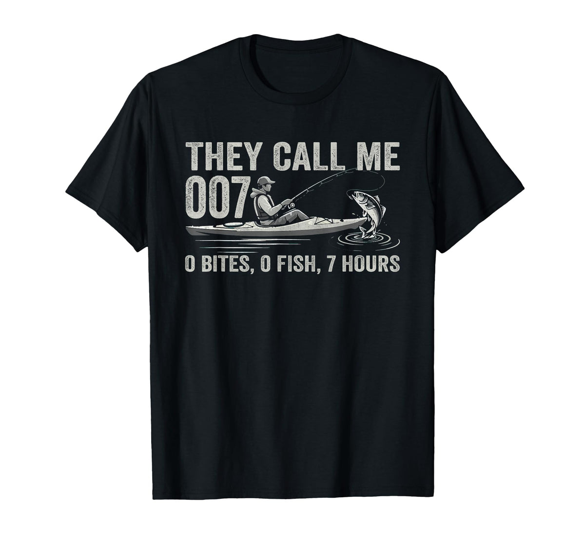 Funny Fishing Humor - They Call Me 007 Fishing T-Shirt