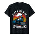 Kids Just A Boy Who Loves Trains Lover Toddler T-Shirt