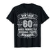 Vintage 60 Years Ago 60th Birthday Shirts for Women Men T-Shirt
