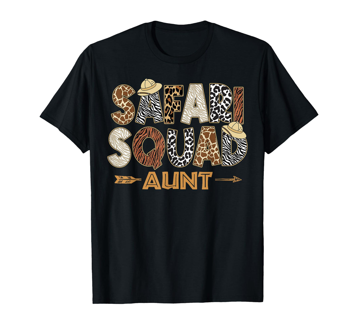 Safari Zoo Safari Squad Aunt of Birthday Boy Girl T-Shirt